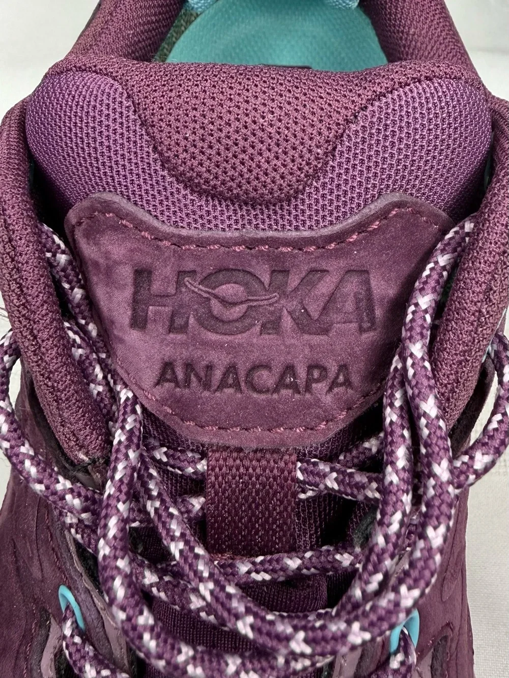 HOKA Anacapa Low GTX Gore-Tex Hiking Shoes Women’s US 6B Grape Wine/Elderberry